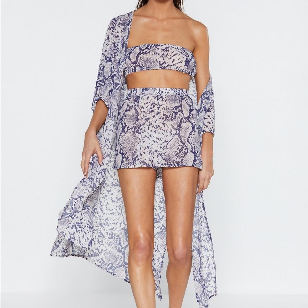 Nasty Gal 3 piece beach set